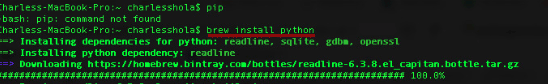 mac os x install pip for python